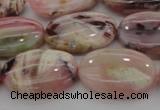 COP1275 15.5 inches 13*18mm oval natural pink opal gemstone beads