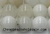 COP1731 15.5 inches 8mm round white opal beads wholesale