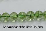 COQ01 16 inches 10mm round dyed olive quartz beads wholesale