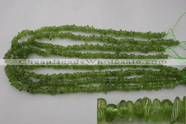 COQ61 15.5 inches 3*7mm natural olive quartz chips beads wholesale