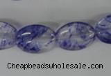 COV143 15.5 inches 13*18mm oval watermelon blue beads wholesale