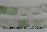 COV92 15.5 inches 10*14mm oval watermelon green beads wholesale