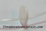 CPB400 15.5 inches 20mm coin white porcelain beads wholesale