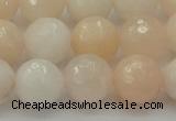 CPI213 15.5 inches 10mm faceted round pink aventurine jade beads