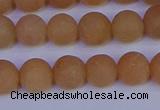 CPI303 15.5 inches 10mm round matte red aventurine beads wholesale