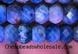 CRB1989 15.5 inches 4*6mm faceted rondelle apatite beads wholesale