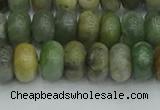 CRB2832 15.5 inches 6*10mm rondelle jade gemstone beads