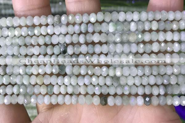 CRB3166 15.5 inches 2.5*4mm faceted rondelle tiny jade beads