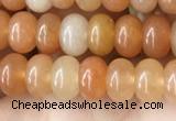 CRB4040 15.5 inches 4*6mm rondelle red aventurine beads wholesale