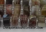 CRB494 15.5 inches 6*10mm tyre botswana agate beads wholesale