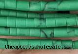 CRB5524 15 inches 2*2mm heishi synthetic turquoise beads wholesale