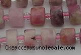 CRB657 15.5 inches 5*8mm tyre pink tourmaline gemstone beads