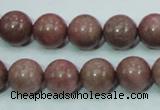 CRC204 16 inches 12mm round rhodochrosite gemstone beads wholesale
