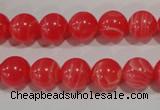 CRC503 15.5 inches 10mm round synthetic rhodochrosite beads