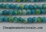 CRF451 15.5 inches 3mm round dyed rain flower stone beads wholesale