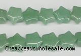 CRG10 15.5 inches 12*12mm star green aventurine gemstone beads