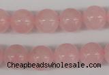 CRO341 15.5 inches 12mm round rose quartz beads wholesale