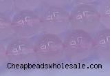 CRQ204 15.5 inches 12mm round Mozambique rose quartz beads