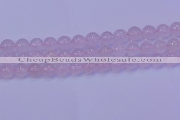 CRQ205 15.5 inches 14mm round Mozambique rose quartz beads