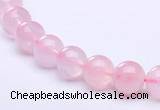 CRQ26 15.5 inches 6mm round natural rose quartz beads Wholesale
