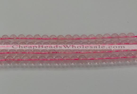 CRQ850 15.5 inches 6mm round natural rose quartz gemstone beads