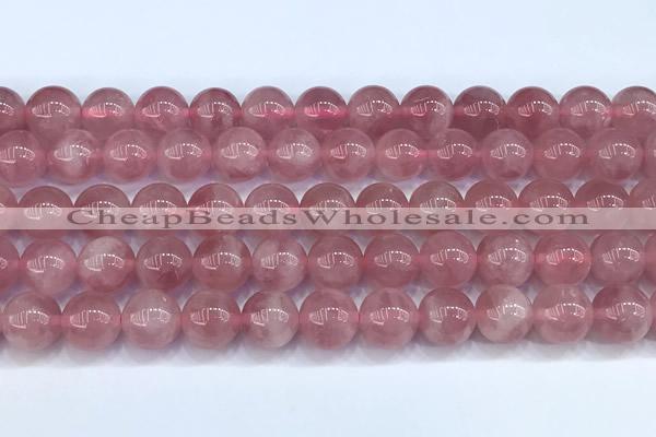 CRQ893 15 inches 10mm round Madagascar rose quartz beads