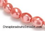 CSB01 16 inches 8*12mm nugget shell pearl beads Wholesale