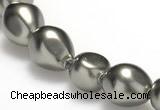 CSB02 16 inches 12*16mm nugget shell pearl beads Wholesale