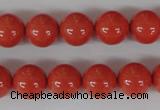 CSB102 15.5 inches 12mm round shell pearl beads wholesale