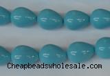 CSB105 15.5 inches 10*13mm teardrop shell pearl beads wholesale