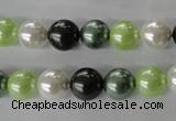 CSB1060 15.5 inches 10mm round mixed color shell pearl beads