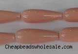 CSB118 15.5 inches 10*30mm teardrop shell pearl beads wholesale