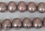 CSB138 15.5 inches 12*15mm – 13*16mm oval shell pearl beads