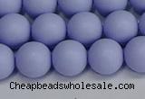 CSB1703 15.5 inches 10mm round matte shell pearl beads wholesale