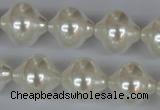 CSB175 15.5 inches 16*17mm lantern shape shell pearl beads