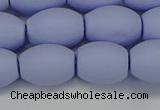 CSB2102 15.5 inches 10*14mm rice matte shell pearl beads