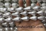 CSB2127 15.5 inches 16*25mm teardrop shell pearl beads wholesale
