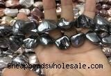 CSB2182 15.5 inches 16*16mm - 20*22mm baroque mixed shell pearl beads