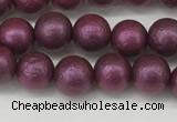 CSB2251 15.5 inches 6mm round wrinkled shell pearl beads wholesale