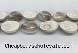 CSB4503 15.5 inches 30*35mm - 35*45mm freeform shell beads wholesale