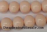 CSB810 15.5 inches 13*15mm oval shell pearl beads wholesale