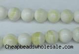 CSB953 15.5 inches 10mm round shell pearl beads wholesale