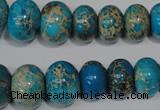 CSE302 15.5 inches 7*10mm – 15*20mm rondelle dyed sea sediment jasper beads
