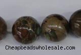 CSE5055 15.5 inches 18mm round natural sea sediment jasper beads