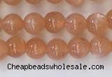 CSS703 15.5 inches 4mm round natural golden sunstone beads