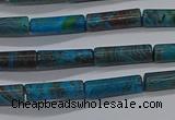 CTB317 15.5 inches 4*13mm tube crazy lace agate beads wholesale