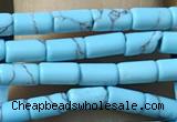 CTB805 15.5 inches 2*4mm tube turquoise beads wholesale
