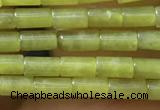 CTB814 15.5 inches 2*4mm tube korean jade beads wholesale