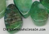 CTD688 Top drilled 18*25mm - 28*40mm freeform agate gemstone beads