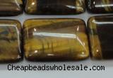 CTE108 15.5 inches 22*30mm rectangle yellow tiger eye beads wholesale